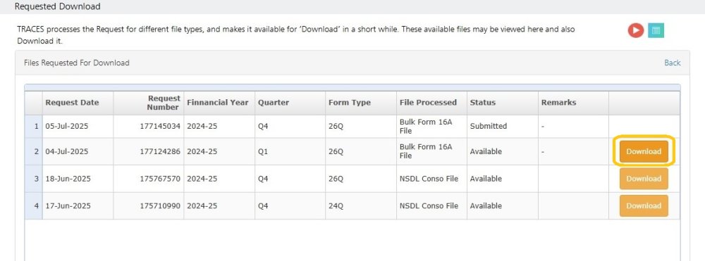 Download requested files 3