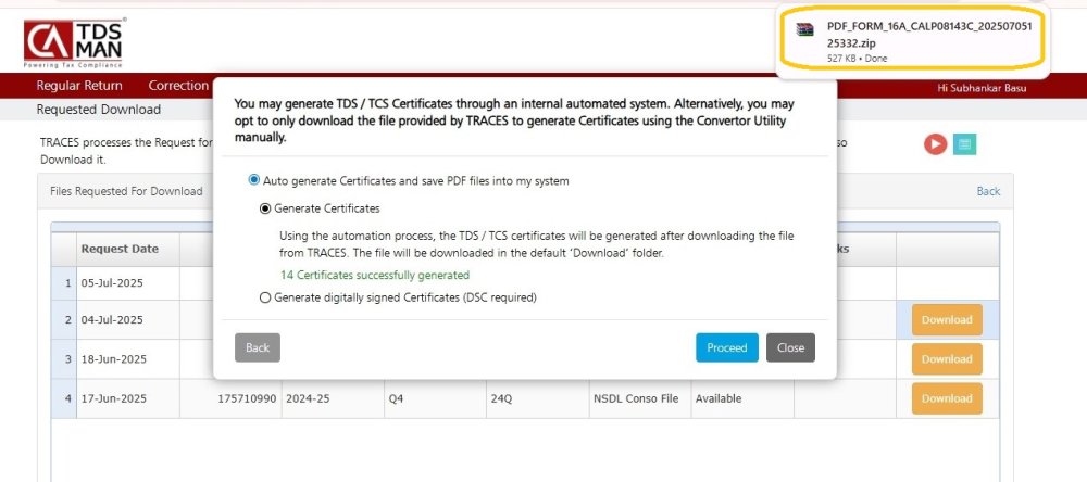 Download requested files 7