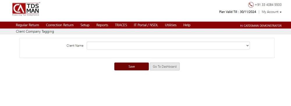 Fig 1 - Company Client Tag