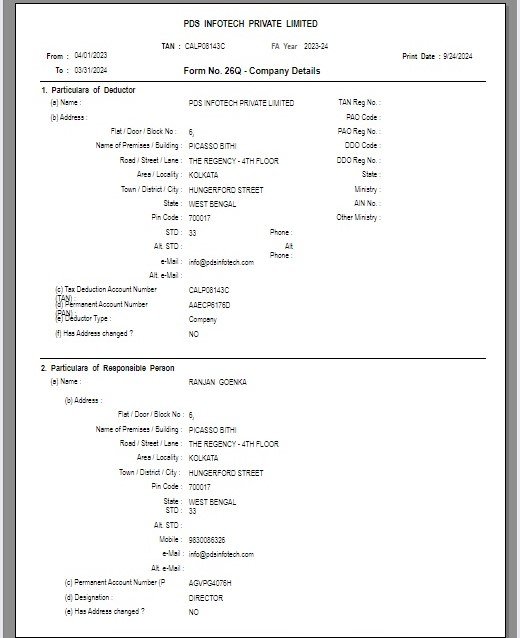 Fig 4 - Qly Correction Statement