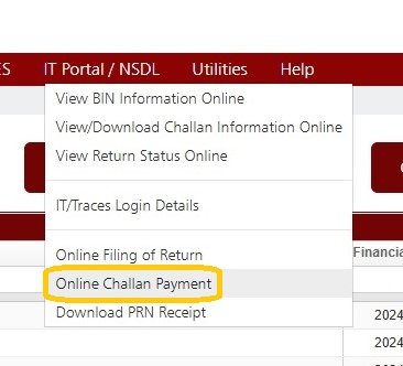 Online Challan Payment