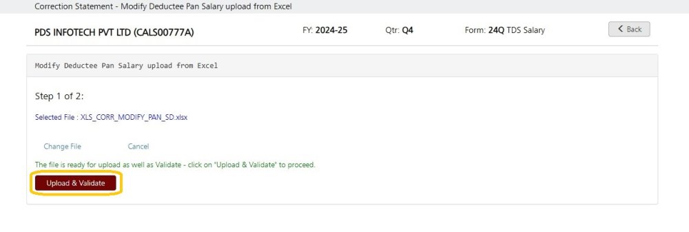 PAN Change Via Excel 4