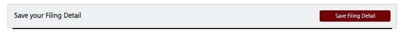 Save Your Filing Detail