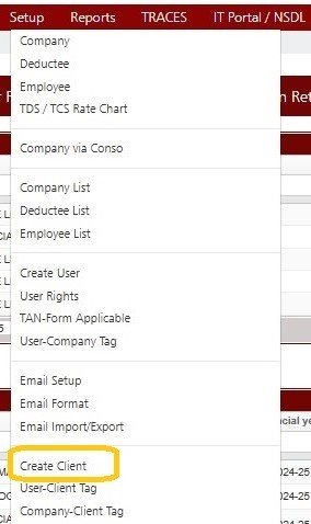 Setup - Create Client