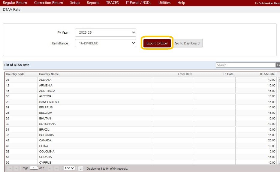 DTAA Rates Export to Excel (2)