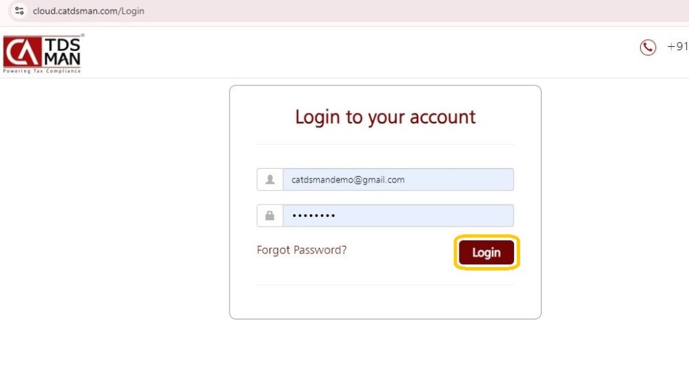 CA-TDSMAN Login Page ca-tdsman-login-page