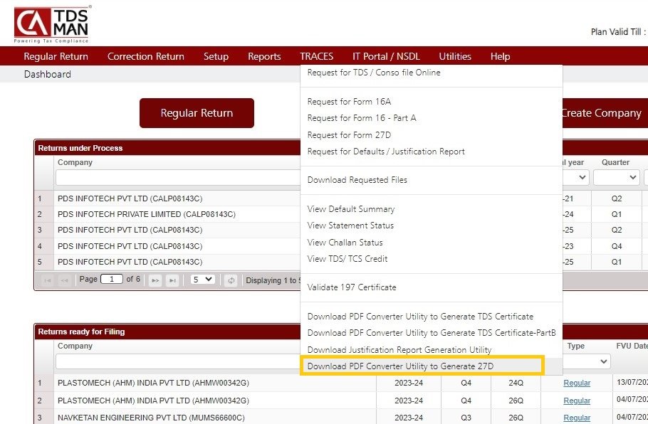 Traces -Download PDF Converter Utility to Generate 27D