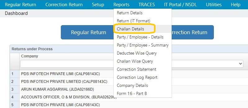 challan-detail-report