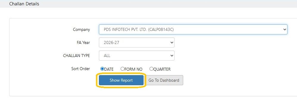 Challan Detail - Show report challan-details-1