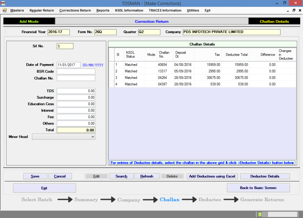 Make Corrections - TDSMAN Ver. 14.1 - User Manual