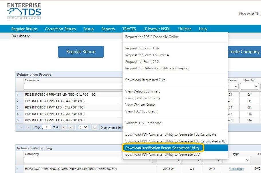 Download Justification Report Generation Utility download-justification-report-generation-utility