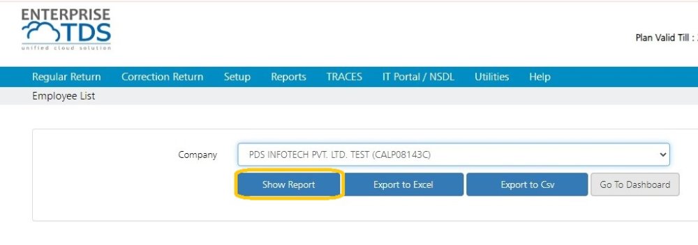 employee-list-show-report