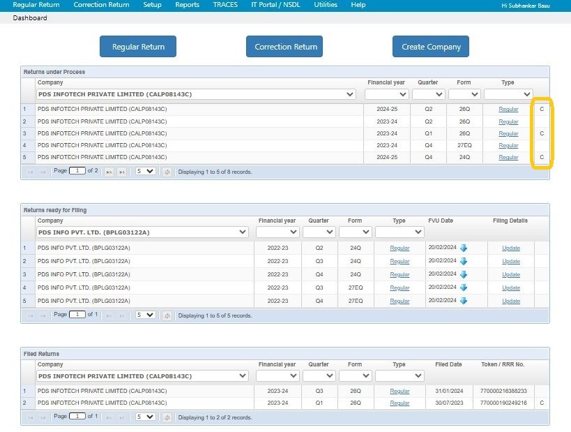 Dashboard - Overview