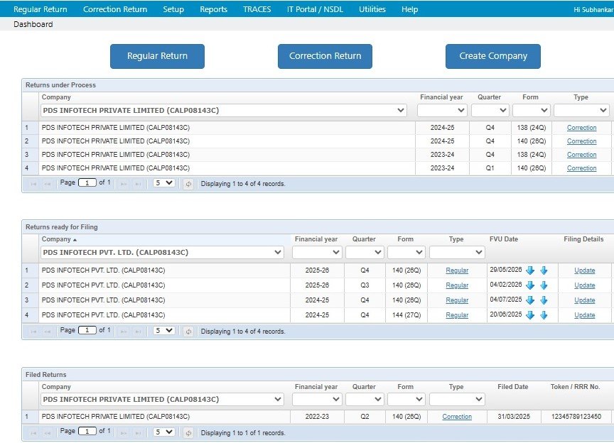 Dashboard - Overview