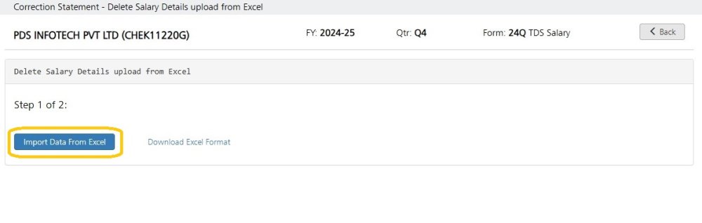 Delete Salary via Excel 3