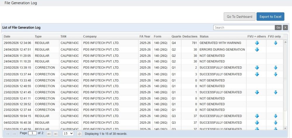 File Generation Log 2