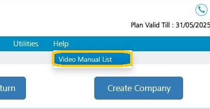 Help - Video Manual List