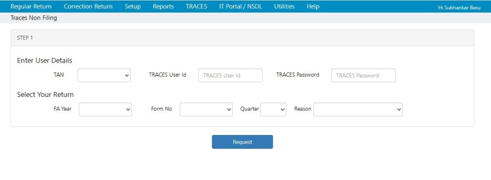 Non-Filling of Return 2