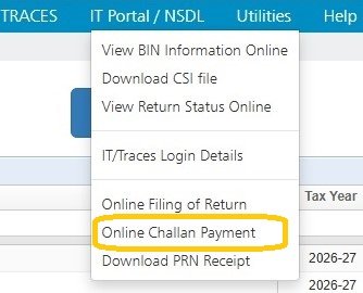 Online Challan Payment