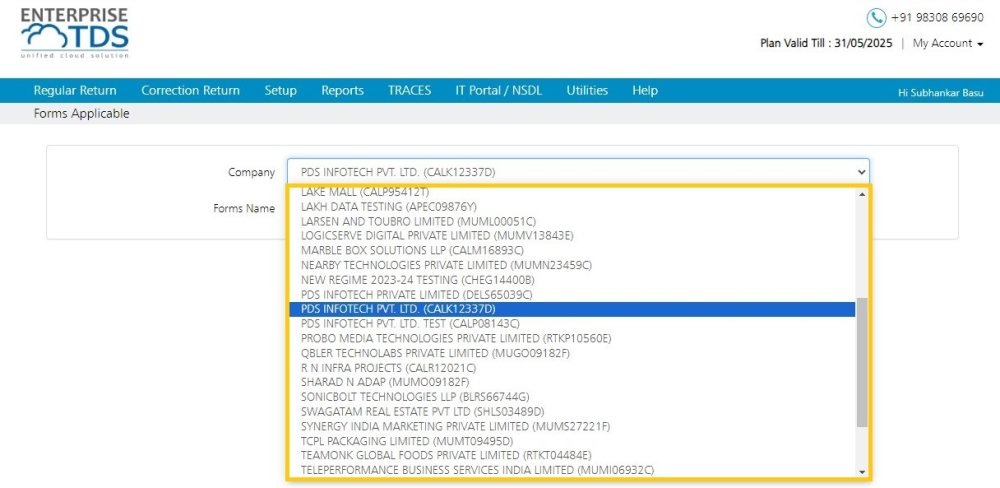 TAN-Form Applicable 3 TAN-Form Applicable 3