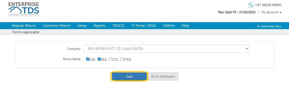 TAN-Form Applicable 4 TAN-Form Applicable 4