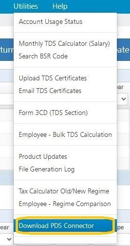 Utilities - Download PDS Connector
