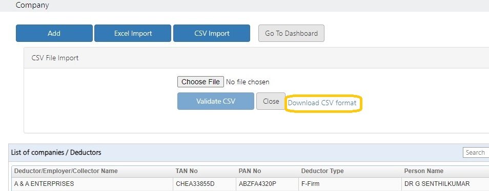 Add Company CSV 2 Add Company CSV 2
