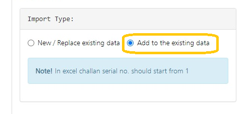 Fig 4 Add Data Using Excel
