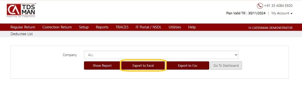 Deductee LIst - Excel 1