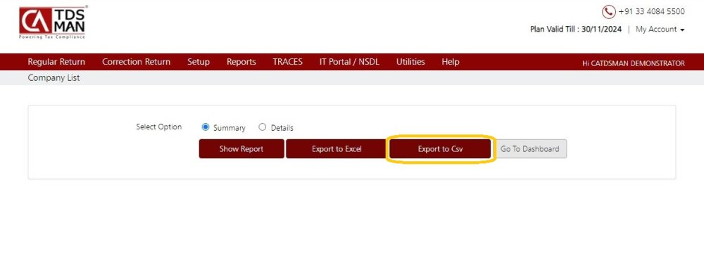 Company List - CSV 1