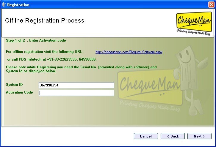 Offline Registration - Step 1 figure-2-9-offline-registration-step1