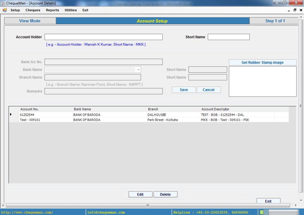 Screen wise Initial Setup – Account Setup figure-3-3-screen-wise-initial-setup-account-setup
