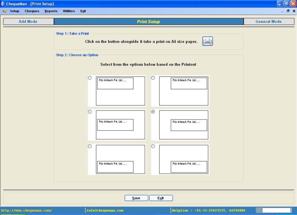 Print Setup figure-7-6-print-setup