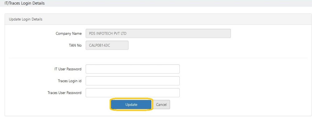 IT/Traces Login Details 3