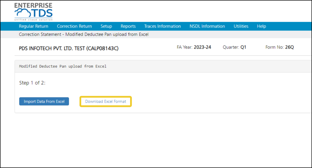 Download Excel Format