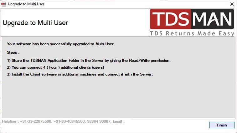 Multi User Upgradation Multi User Upgradation