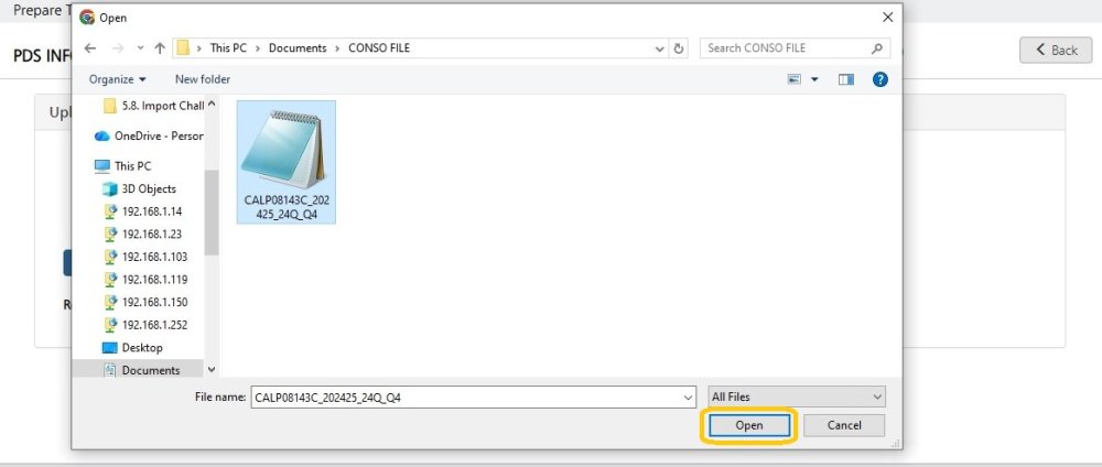 Open TDS/TXT File open tds/txt file