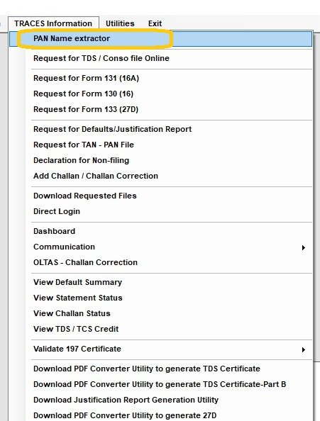 Traces Information - Pan Name Extractor pan-name-extractor-button