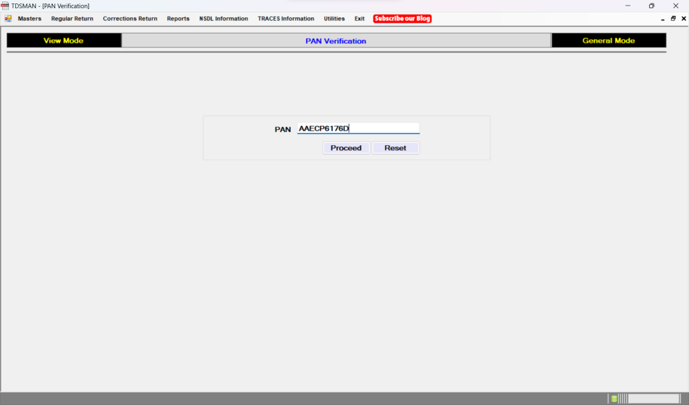 PAN Verification PAN Verification