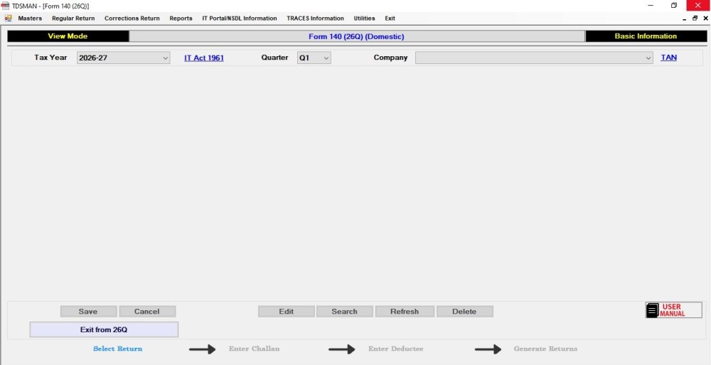 Figure 5-2 Parameter for Filing Returns parameter-for-filing-returns