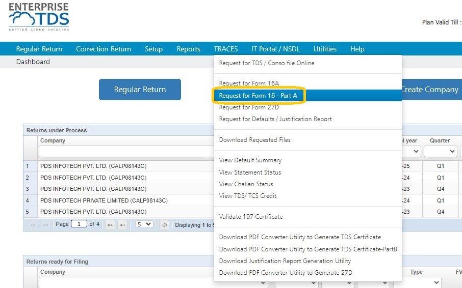 request-for-form-16-part-a
