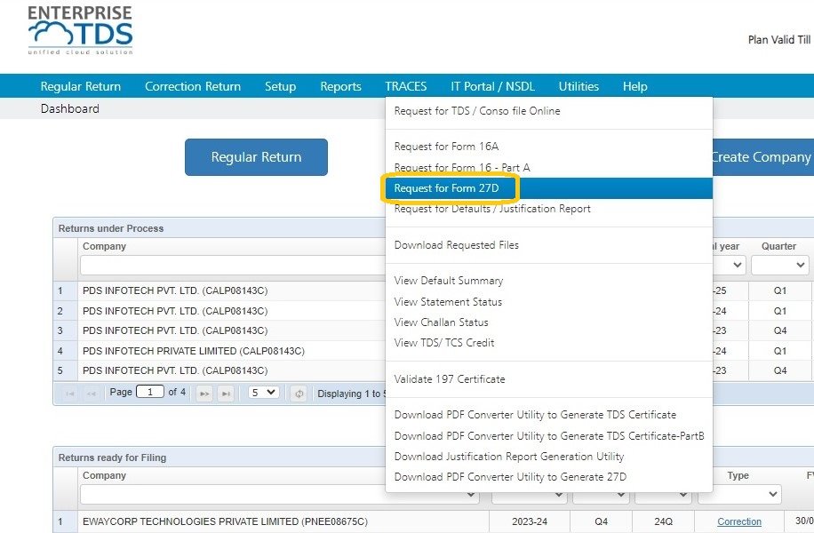 request-for-p-form-27d