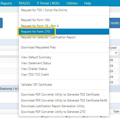 Request for Form 27D request-for-p-form-27d