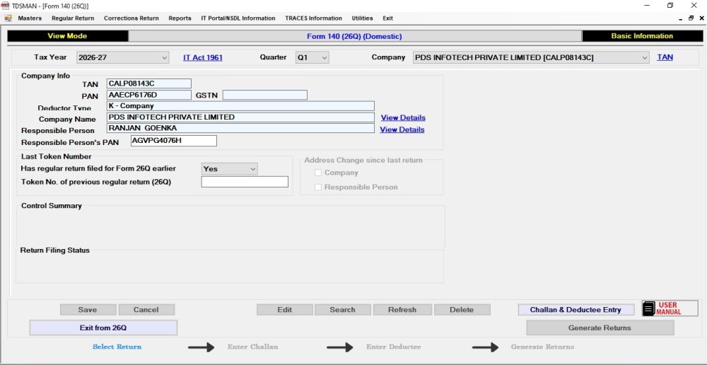Figure 5-3 Return Specific Details return-specific-details