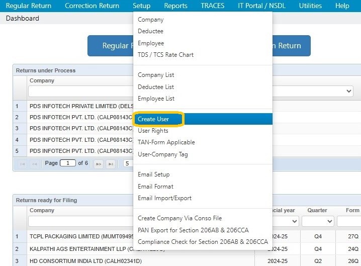 Setup - Create User setup-create-user