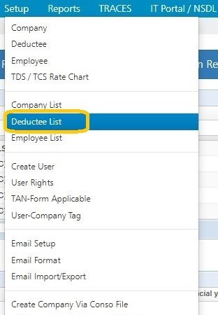 Setup - Deductee List setup-deductee-list