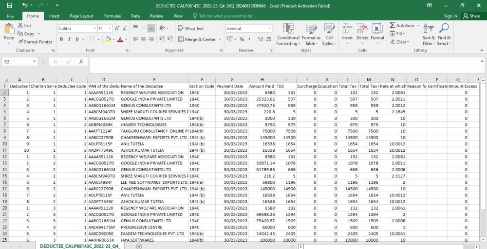 Export Return Data -CSV -Deductee Details export-return-data-csv-deductee-details