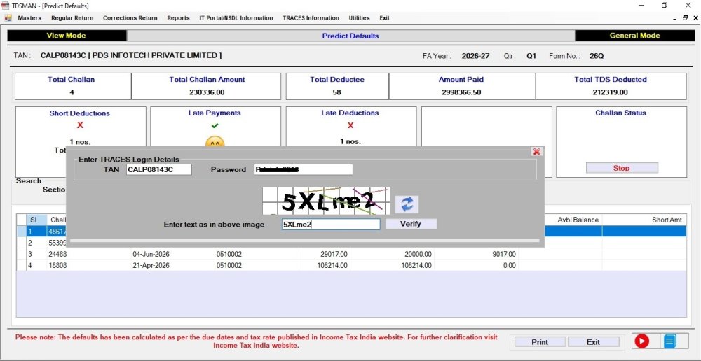 Challan Status 2