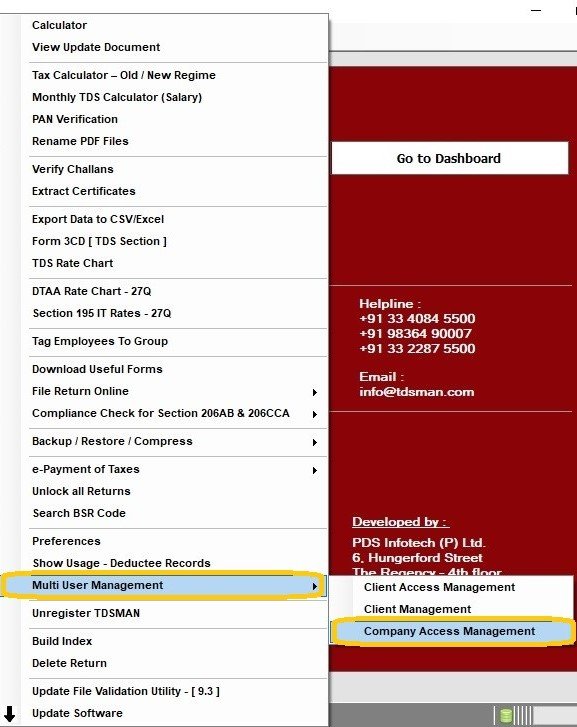 Company Access Management