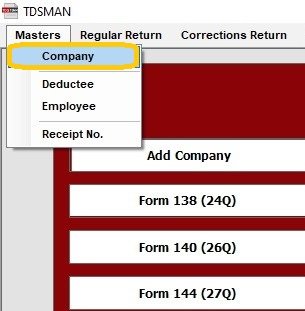 Company Master